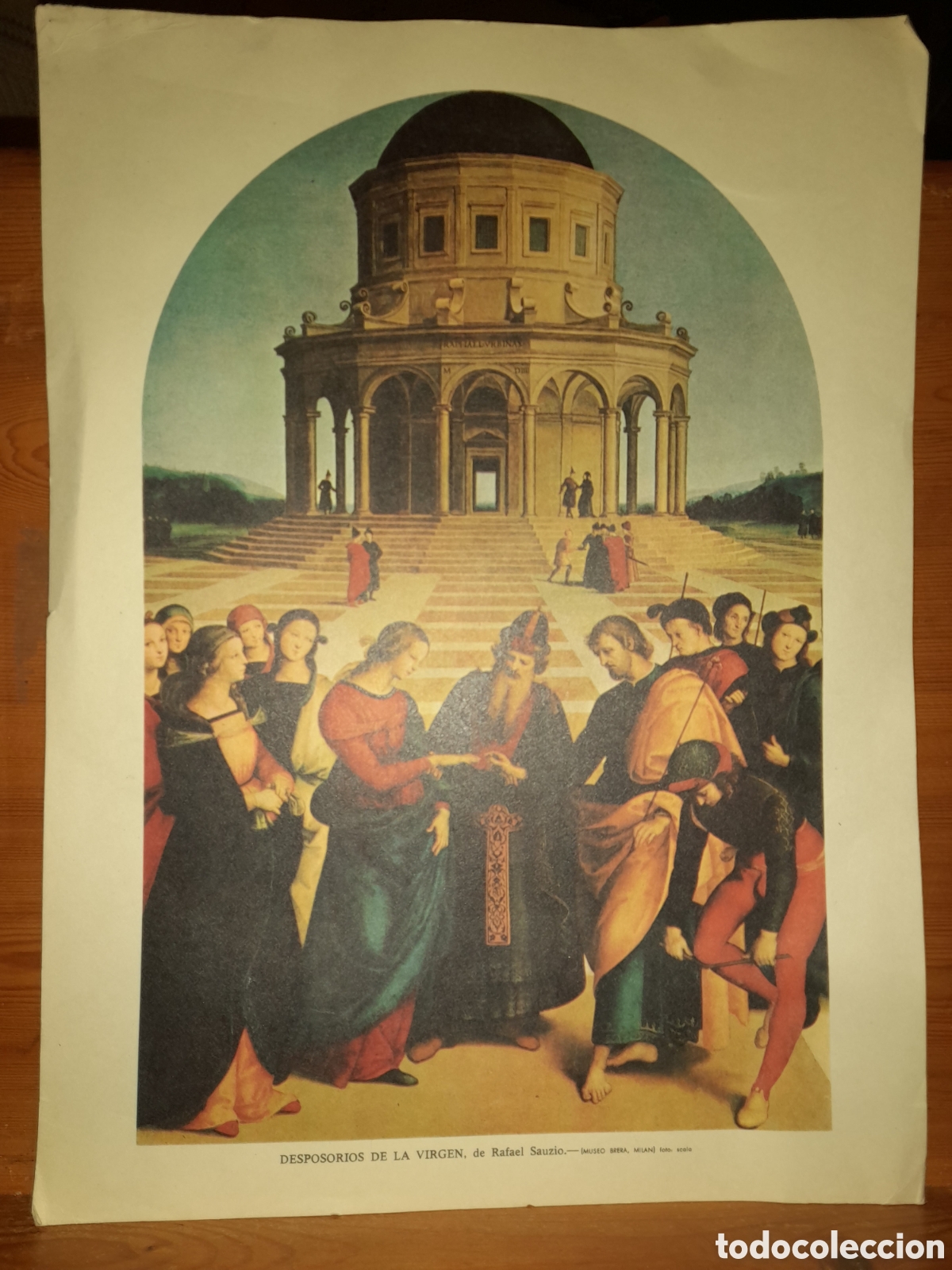 Otros objetos de arte: DESPOSORIOS DE LA VIRGEN RAFAEL SAUZIO - Foto 1