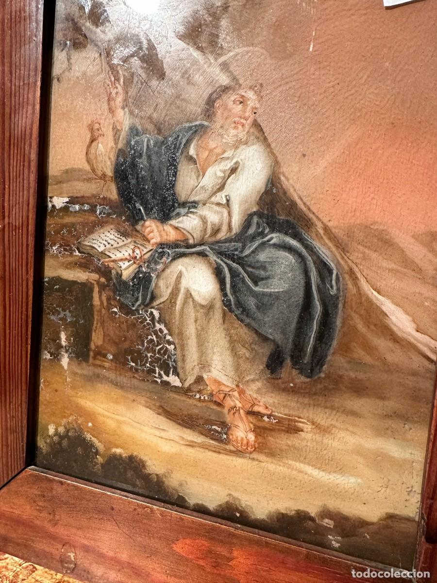 Otros objetos de arte: CRISTAL PINTADO DE FINALES DEL SIGLO XVIII - Foto 2