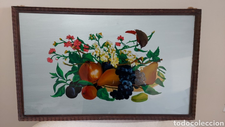 Otros objetos de arte: Pintura sobre cristal. Circa 1926 - Foto 5