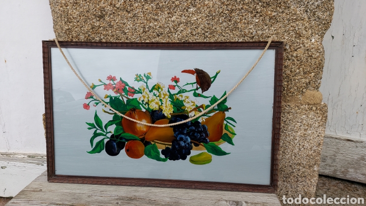 Otros objetos de arte: Pintura sobre cristal. Circa 1926 - Foto 7