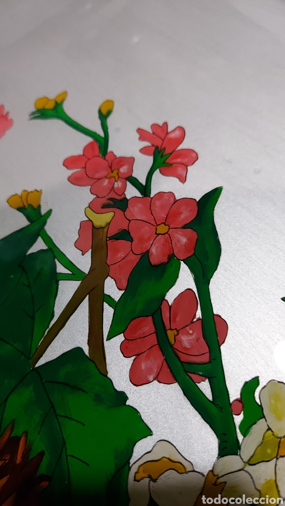 Otros objetos de arte: Pintura sobre cristal. Circa 1926 - Foto 8
