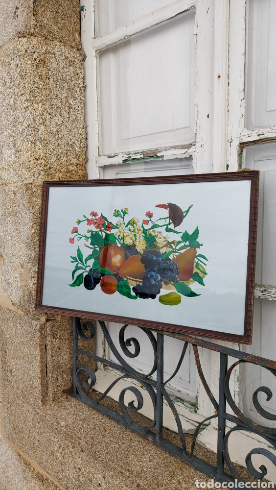Otros objetos de arte: Pintura sobre cristal. Circa 1926 - Foto 2