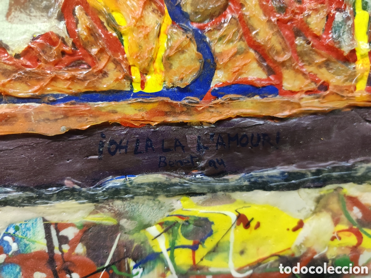 Otros objetos de arte: Oh la la l,amour fdo Benet 94 - Foto 5