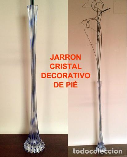 Otros objetos de arte: Jarr&oacute;n de cristal decorativo - Foto 1