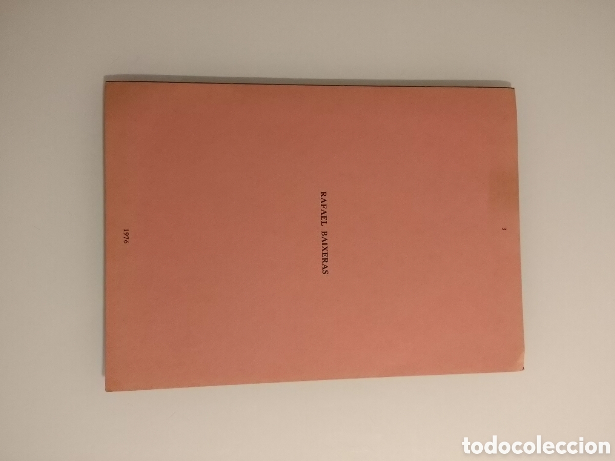 Otros objetos de arte: Cat&aacute;logo Rafael Baixeras 1976. - Foto 1