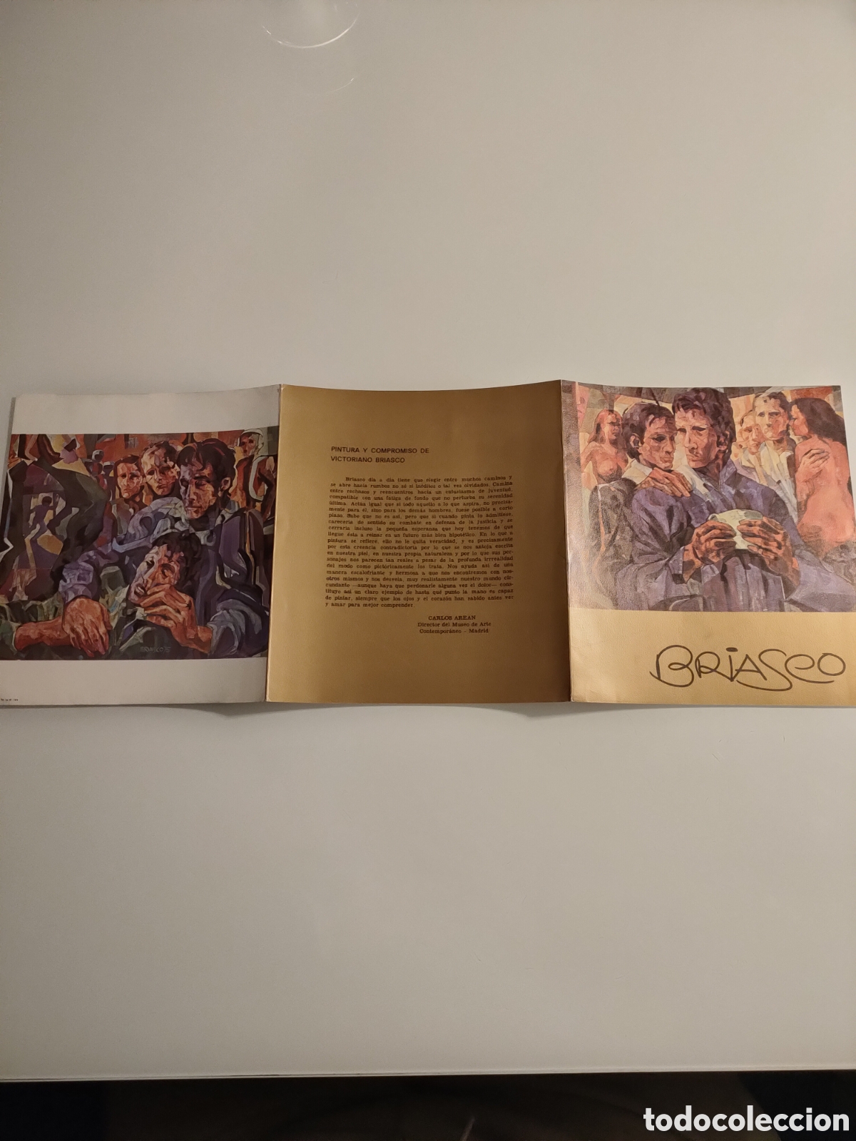 Otros objetos de arte: Tr&iacute;ptico Victoriano Briasco. - Foto 1