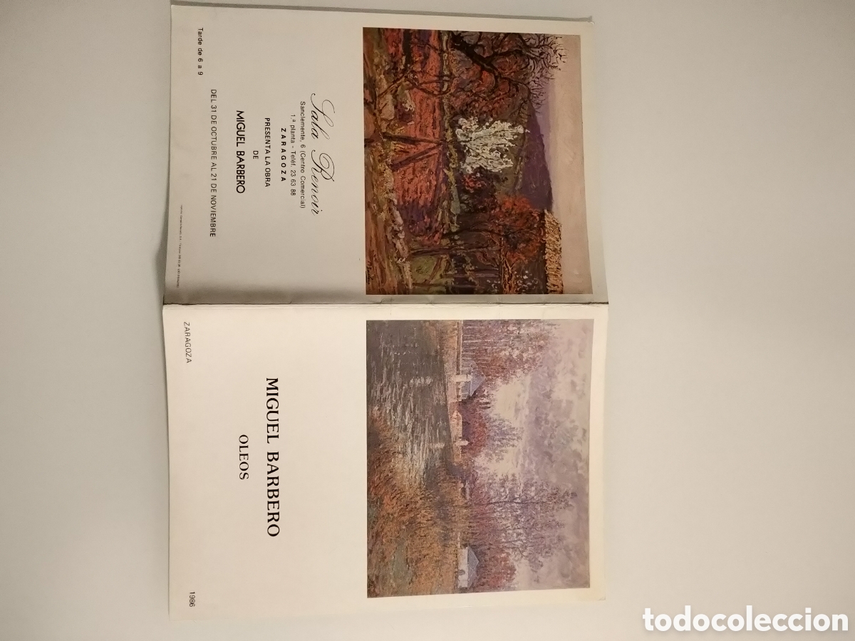 Otros objetos de arte: D&iacute;ptico Miguel Barbero. - Foto 1