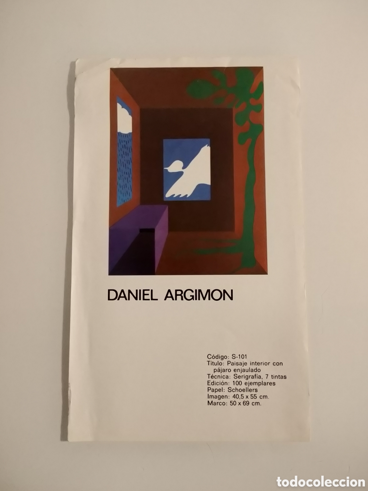 Otros objetos de arte: Folleto Daniel Argimon. - Foto 1