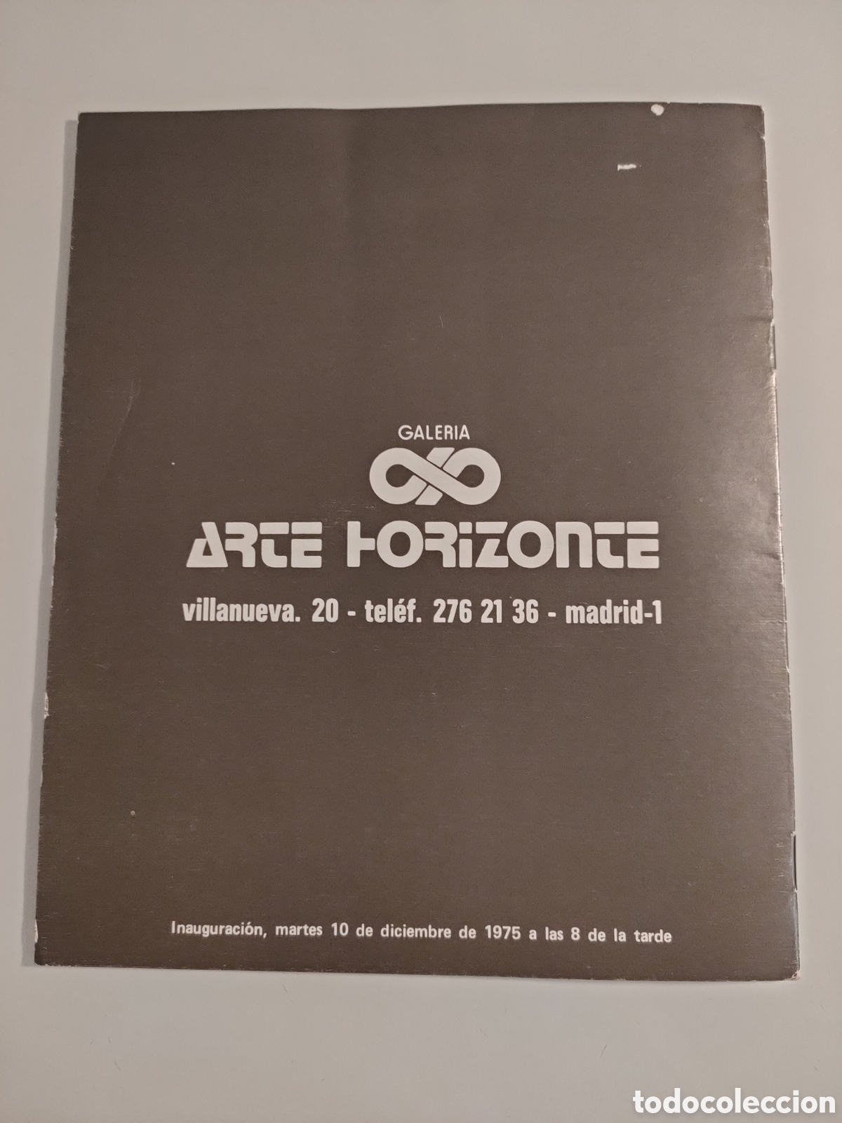Otros objetos de arte: Folleto Luis P&eacute;rez Vicente. - Foto 3