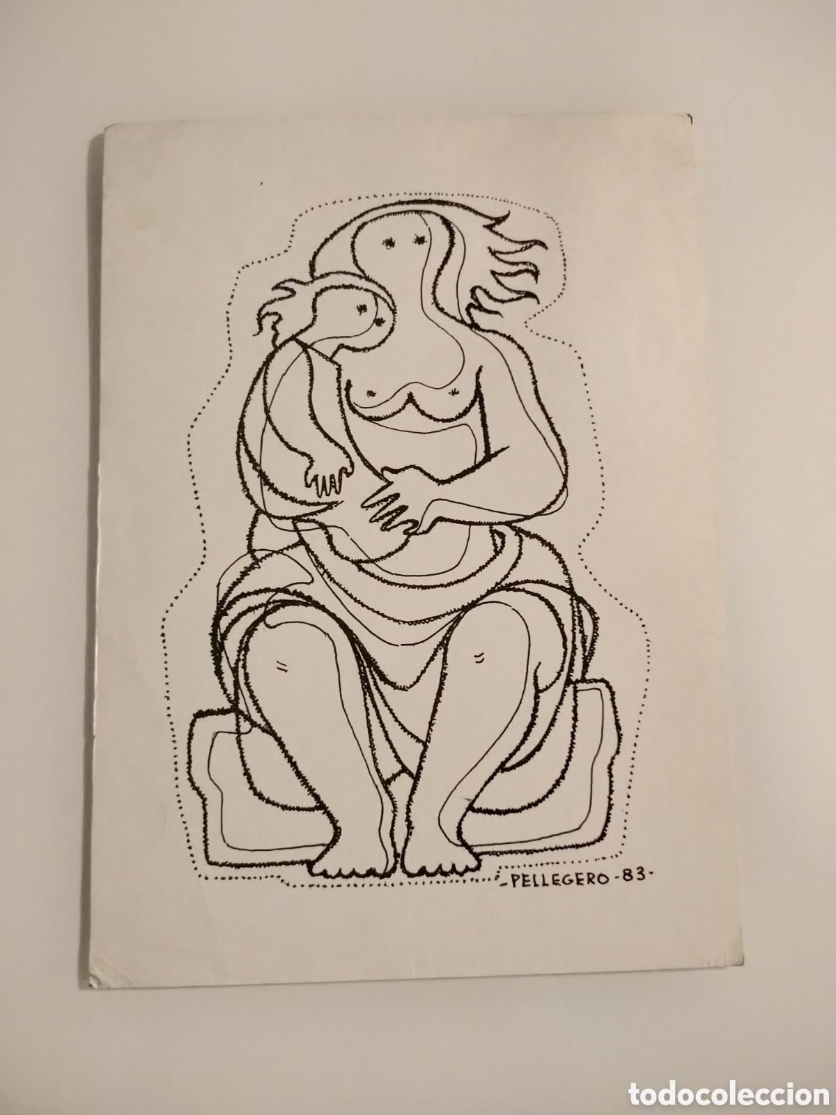 Otros objetos de arte: Cartel exposici&oacute;n Luis Pellegero. - Foto 1