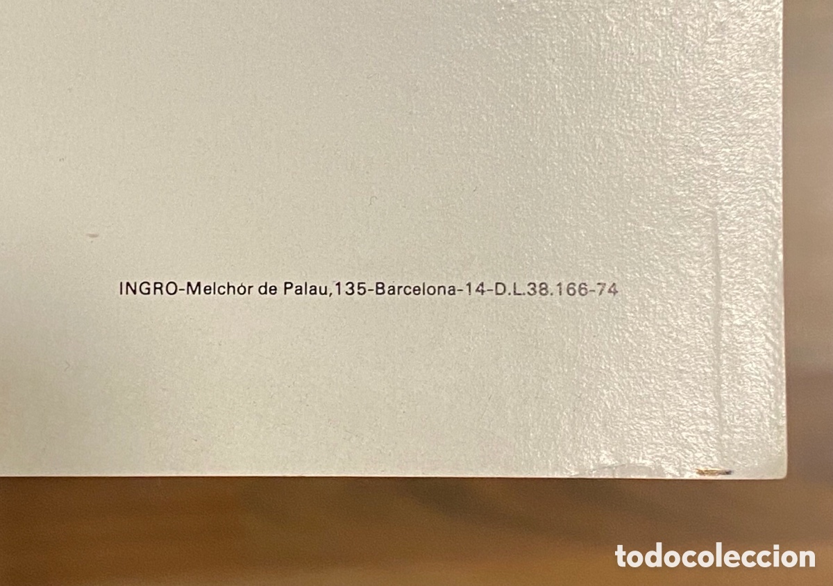 Otros objetos de arte: P&Ograve;STER INAGURACION MUSEO DAL&Iacute; 1974 - Foto 2