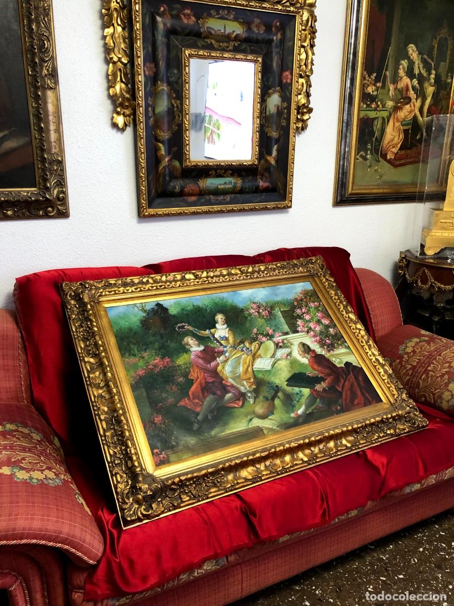 Otros objetos de arte: Cuadro con marco dorado - Foto 4