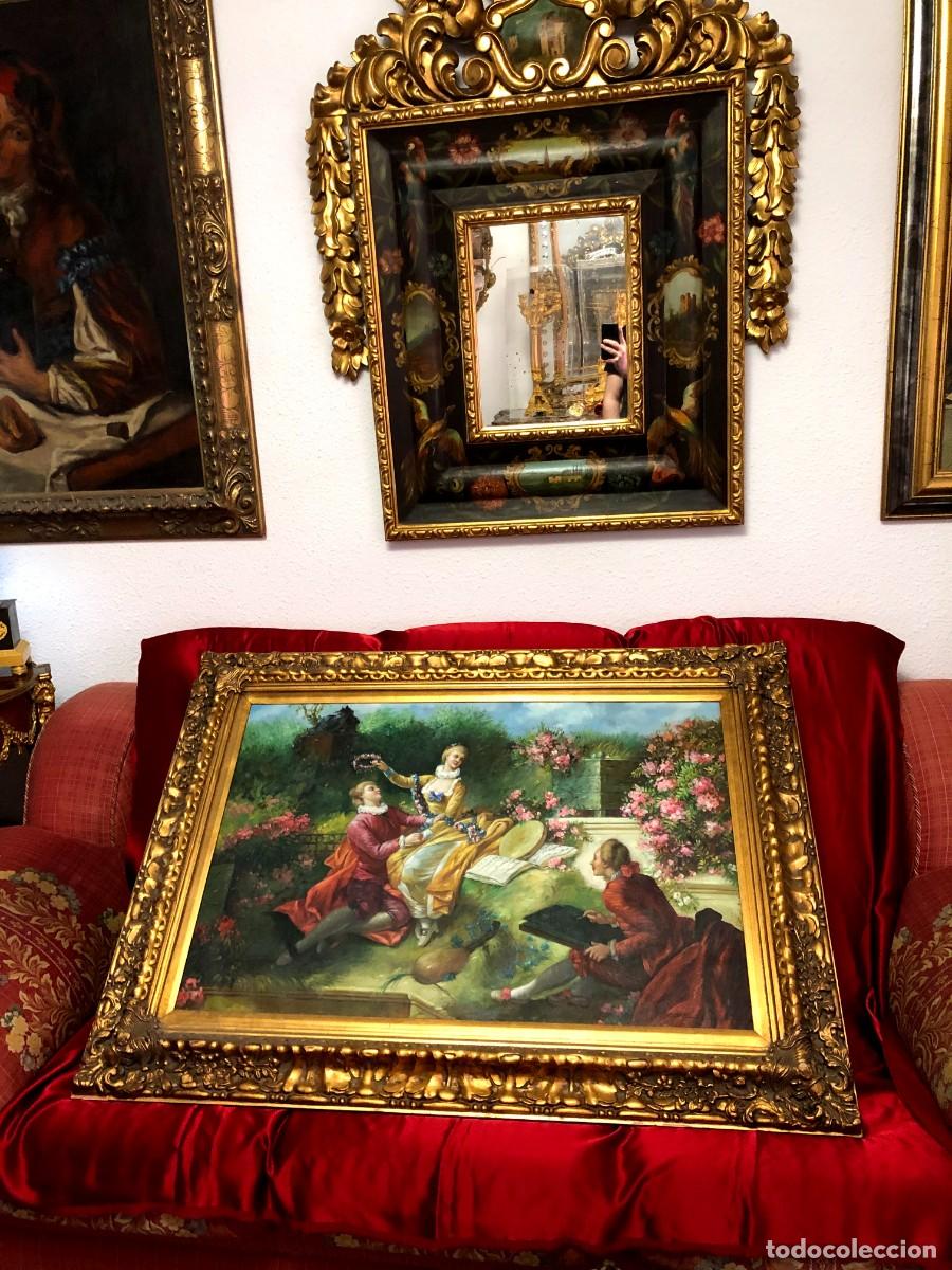 Otros objetos de arte: Cuadro con marco dorado - Foto 5