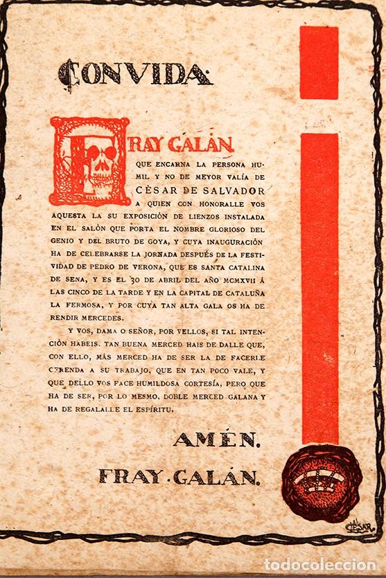 Otros objetos de arte: YAGO CESAR - SALA GOYA - 1927 - Foto 9