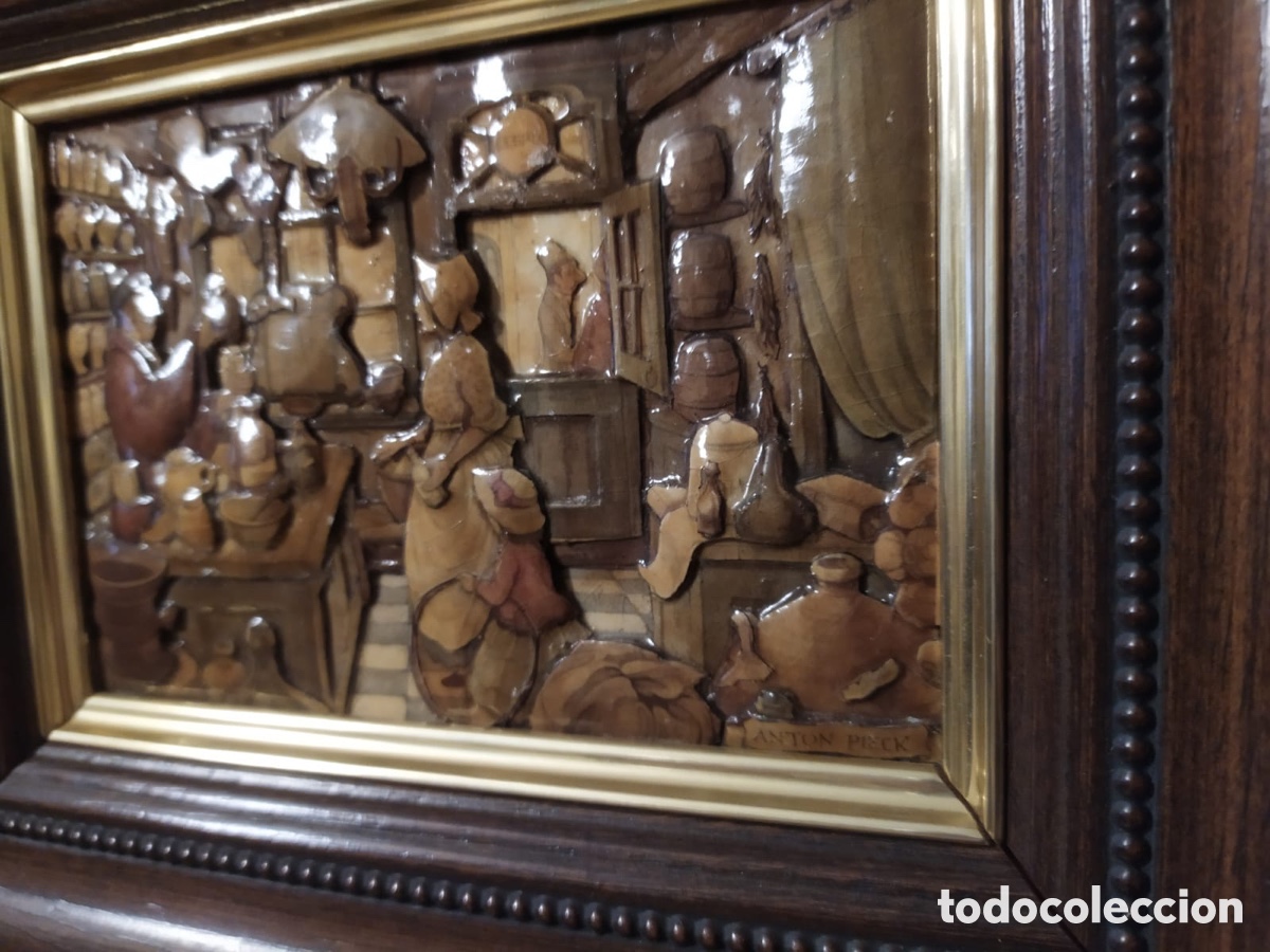 Otros objetos de arte: Cuadro 3D &rdquo;Tienda&rdquo; de Anton Pieck - Foto 4