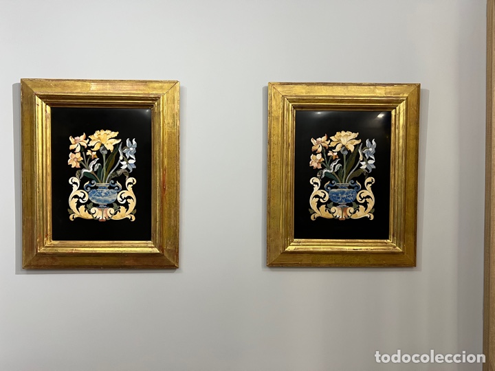 Otros objetos de arte: Mosaico florentino 2 cuadros - Foto 8