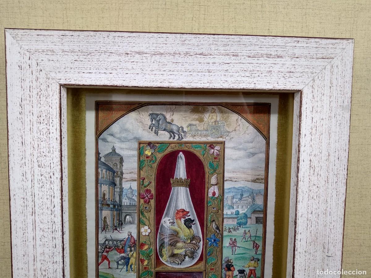 Otros objetos de arte: Cuadro lamina de catalogo de Moleiro del Splendor Solis - Foto 2