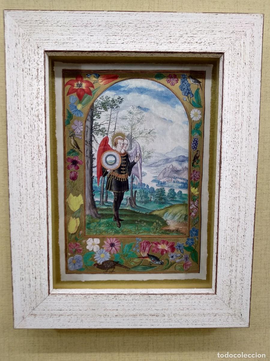 Otros objetos de arte: Cuadro lamina de catalogo de Moleiro de Splendor Solis - Foto 1