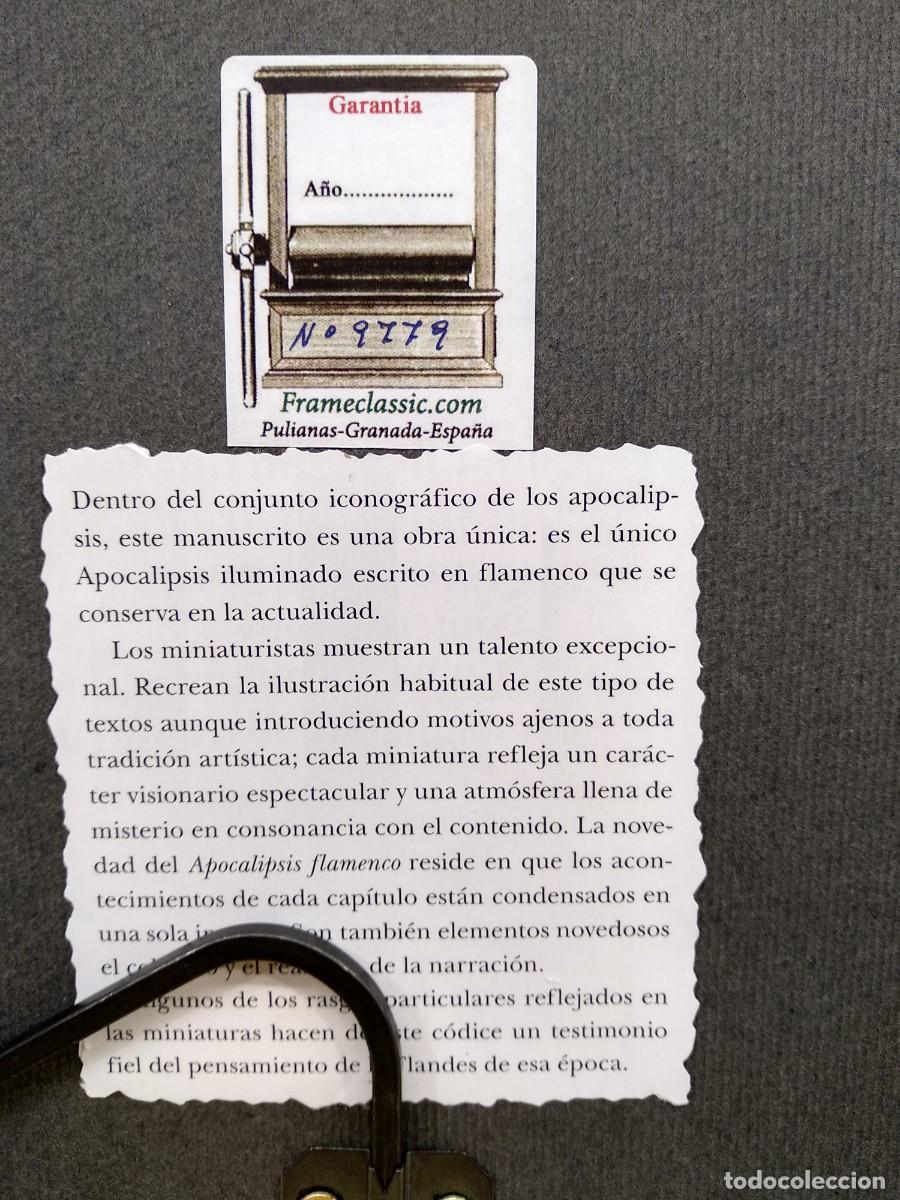 Otros objetos de arte: Cuadro lamina de catalogo de Moleiro del Apocalipsis flamenco - Foto 5