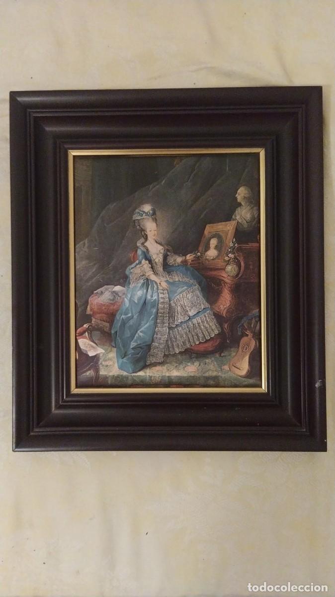 Otros objetos de arte: Cuadro damisela del barroco - Foto 4