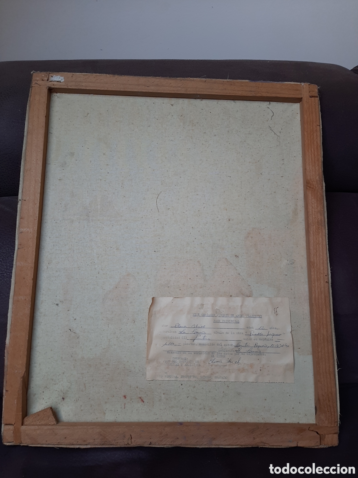 Otros objetos de arte: Cuadro premiado.certifica. - Foto 5