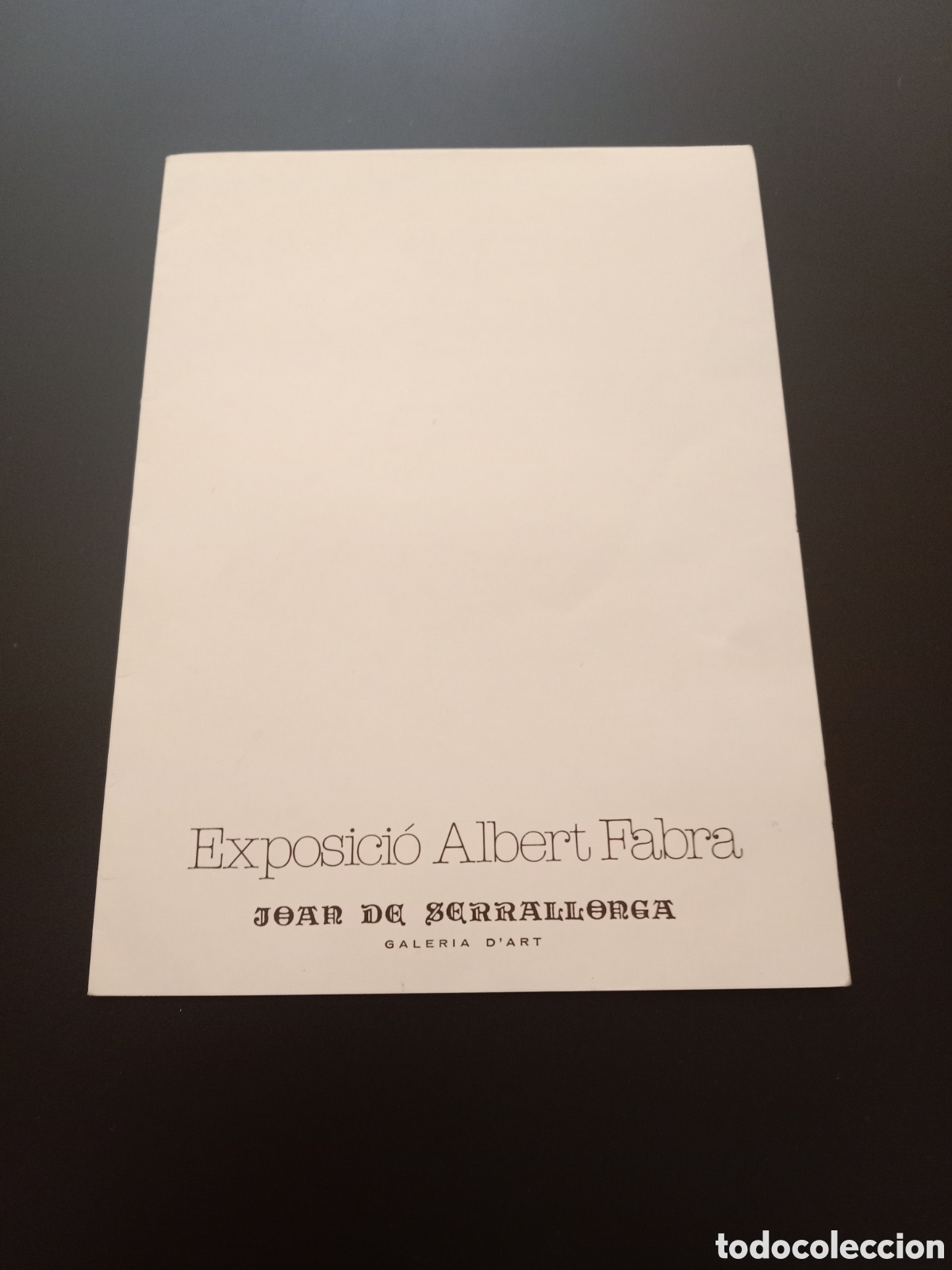 Otros objetos de arte: Exposici&oacute;n Albert Fabra - Foto 1