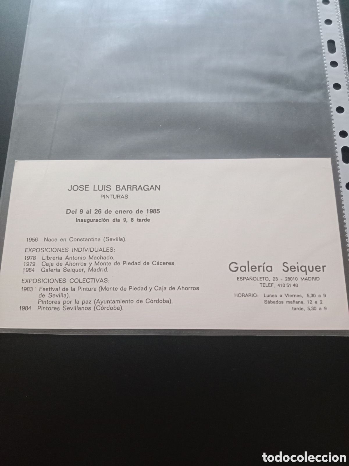 Otros objetos de arte: Jos&eacute; Luis Barrag&aacute;n - Foto 2
