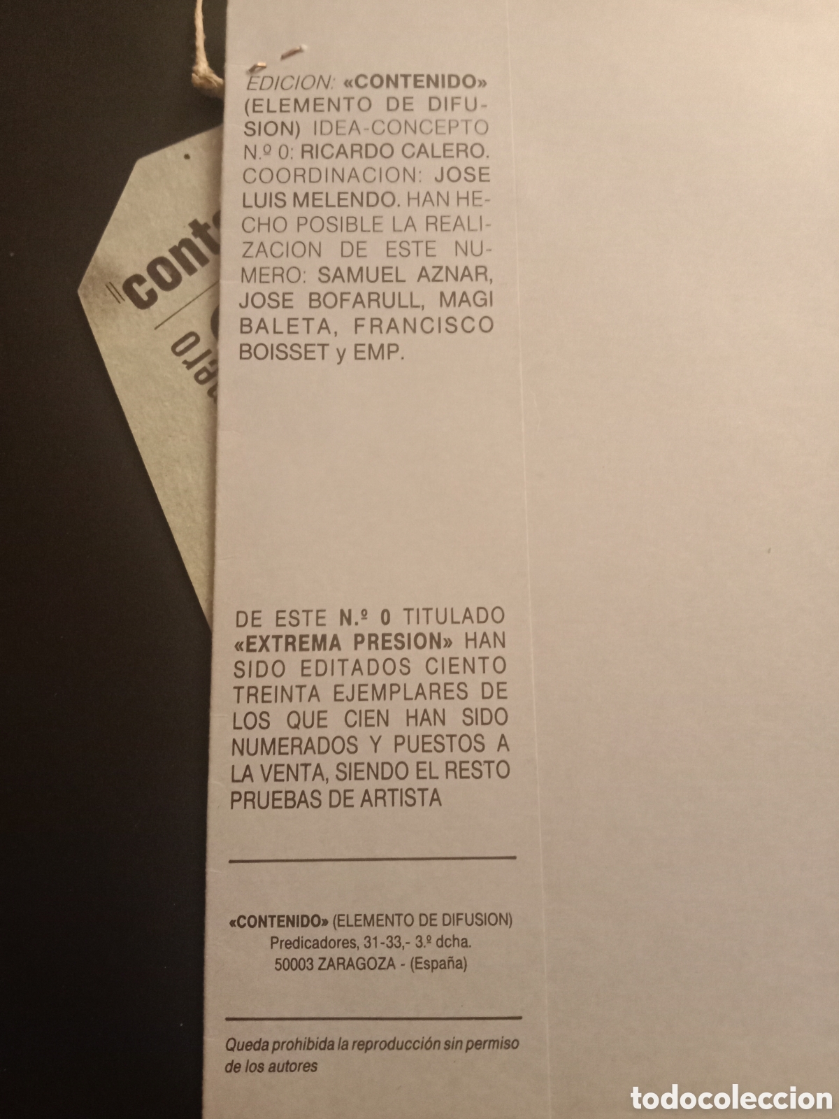 Otros objetos de arte: Extrema presi&oacute;n - Foto 4