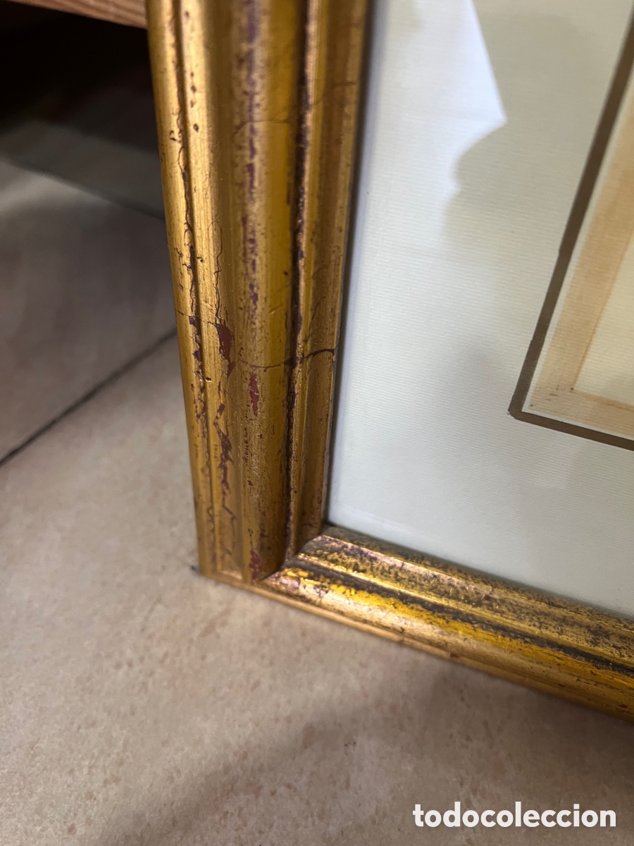 Otros objetos de arte: Lote de 2 aguafuertes antiguos ,certificado - Foto 7