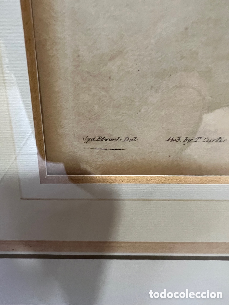 Otros objetos de arte: Lote de 2 aguafuertes antiguos ,certificado - Foto 12