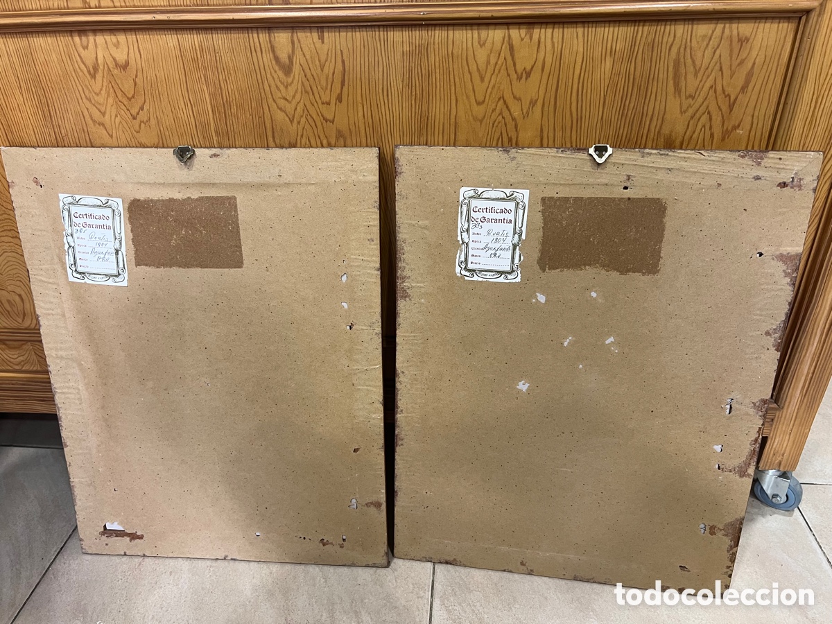 Otros objetos de arte: Lote de 2 aguafuertes antiguos ,certificado - Foto 16
