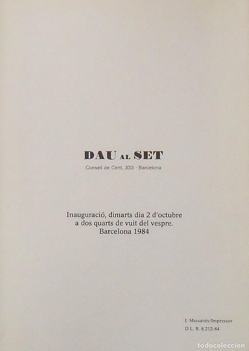Otros objetos de arte: Siegfried Kaden. Dau al Set. 1984. Cuadr&iacute;ptico. 23x16 cm. - Foto 3