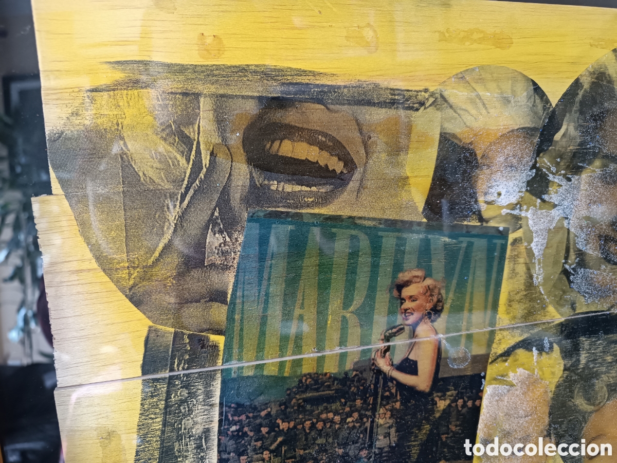 Otros objetos de arte: PIETRO PSAIER-MARILYN- ORIGINAL POP ART - Foto 2