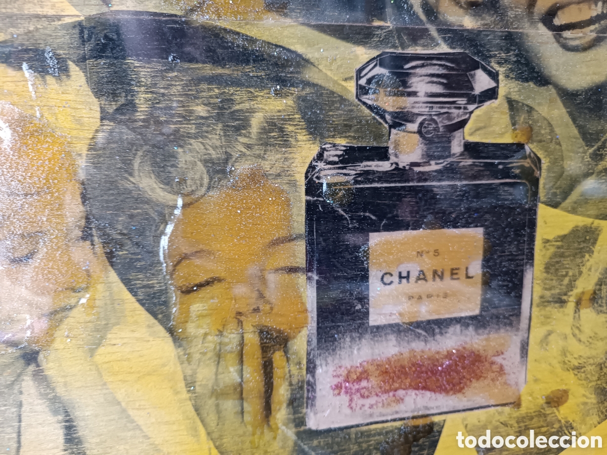 Otros objetos de arte: PIETRO PSAIER-MARILYN- ORIGINAL POP ART - Foto 6