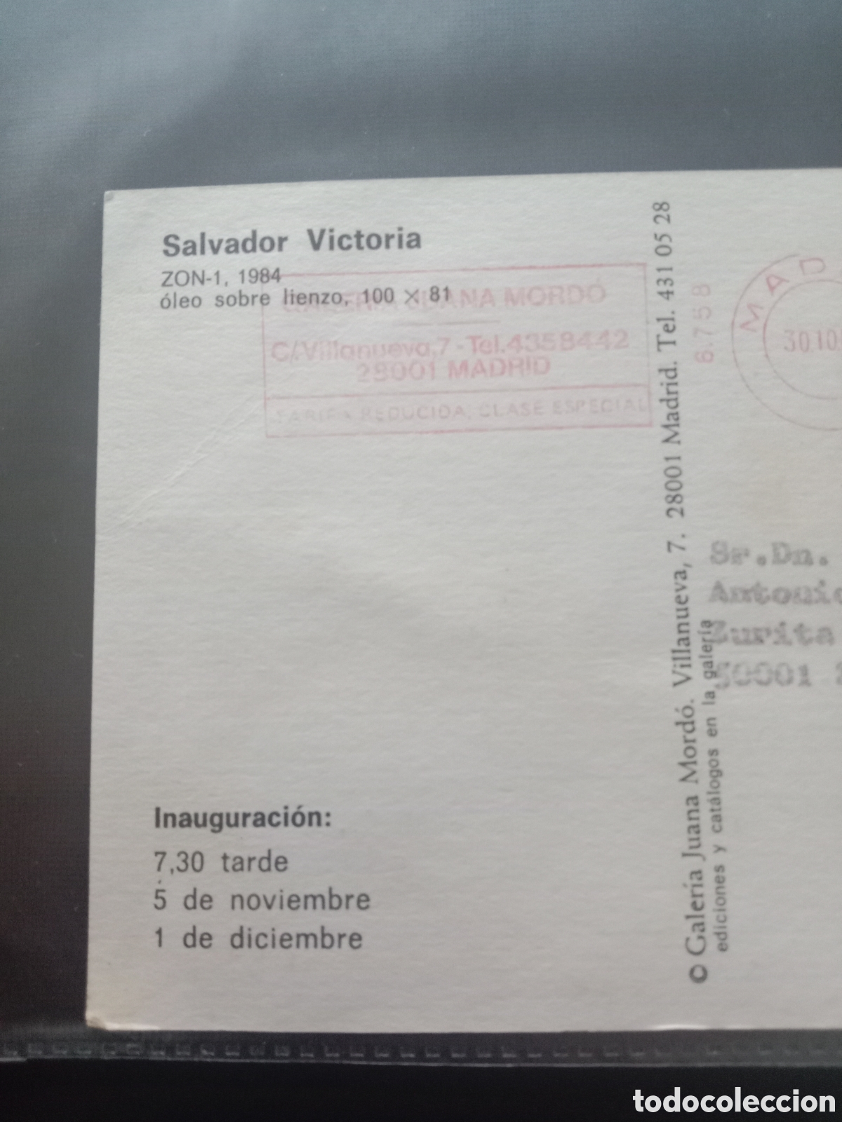 Otros objetos de arte: Salvador Victoria - Foto 2