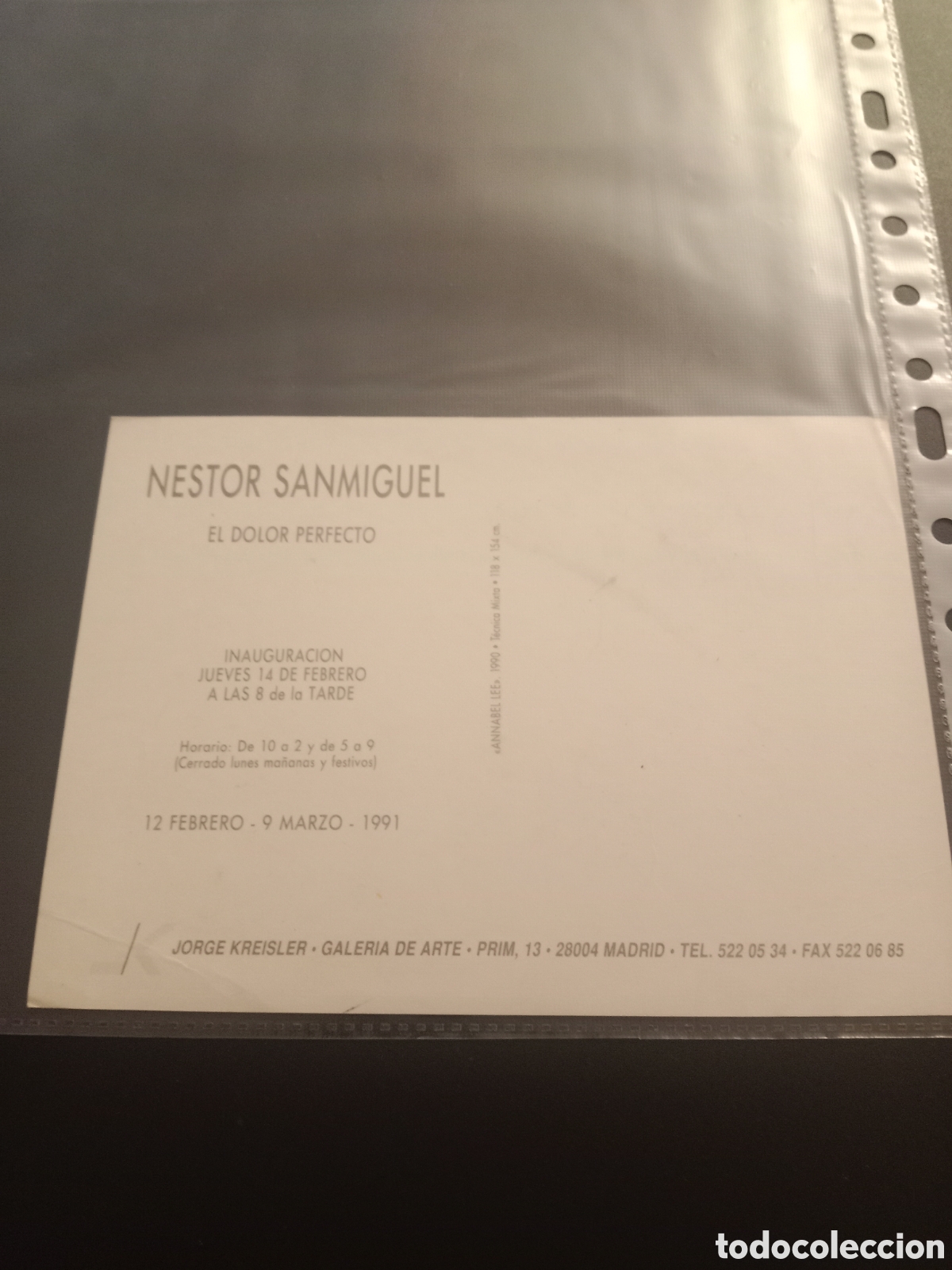 Otros objetos de arte: N&eacute;stor Sanmiguel - Foto 2