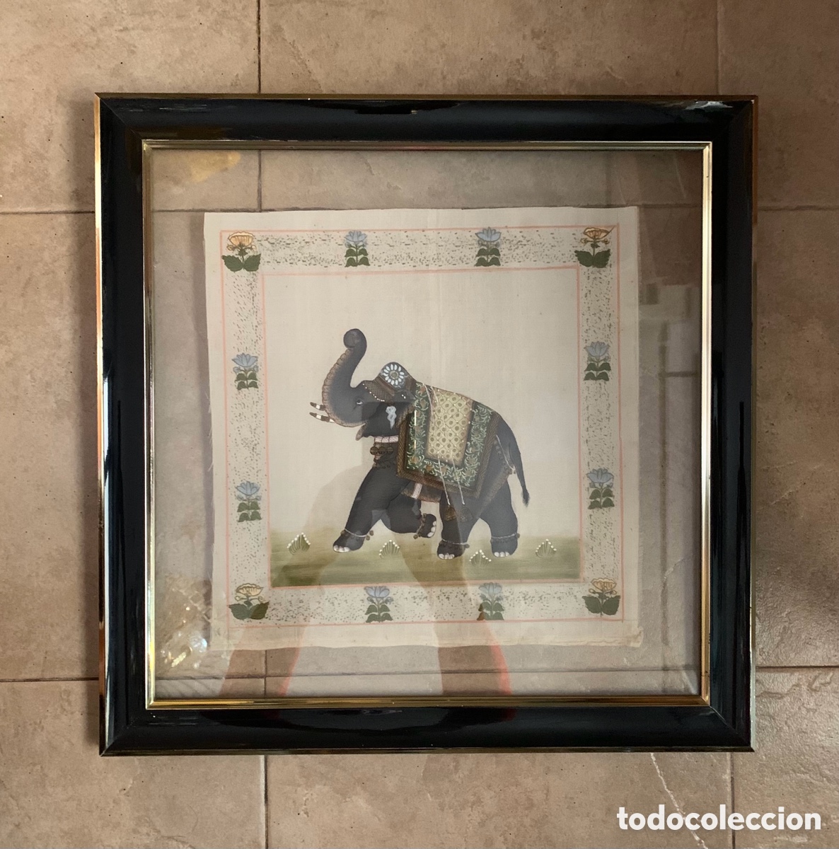 Otros objetos de arte: SEDA HIND&Uacute; VINTAGE - Foto 2