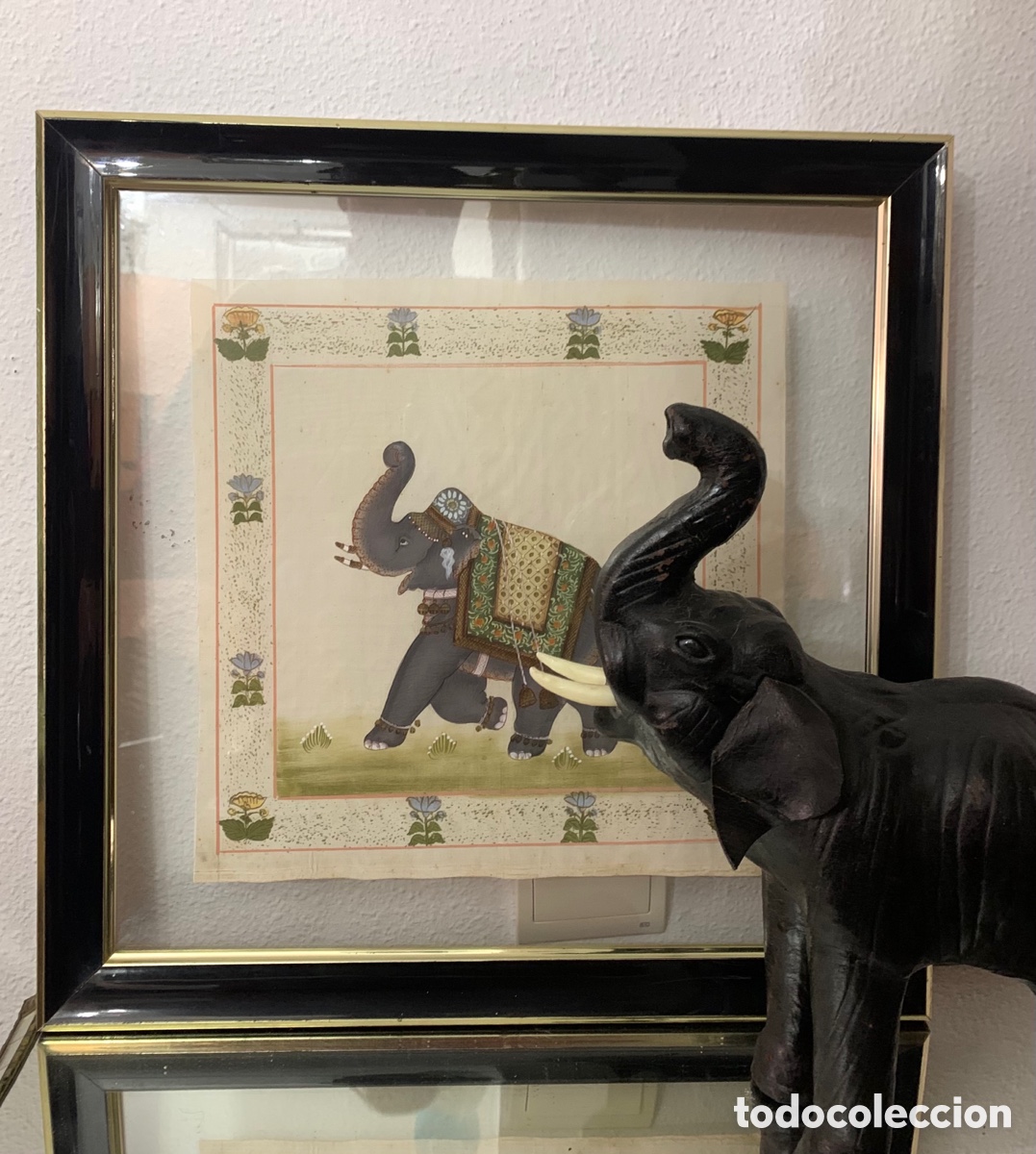 Otros objetos de arte: SEDA HIND&Uacute; VINTAGE - Foto 6
