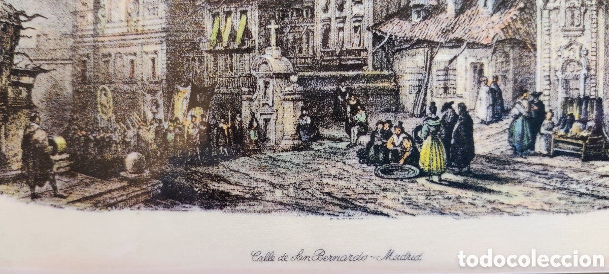 Otros objetos de arte: Cuadro azulejo Calle de San Bernardo - Madrid - Foto 3