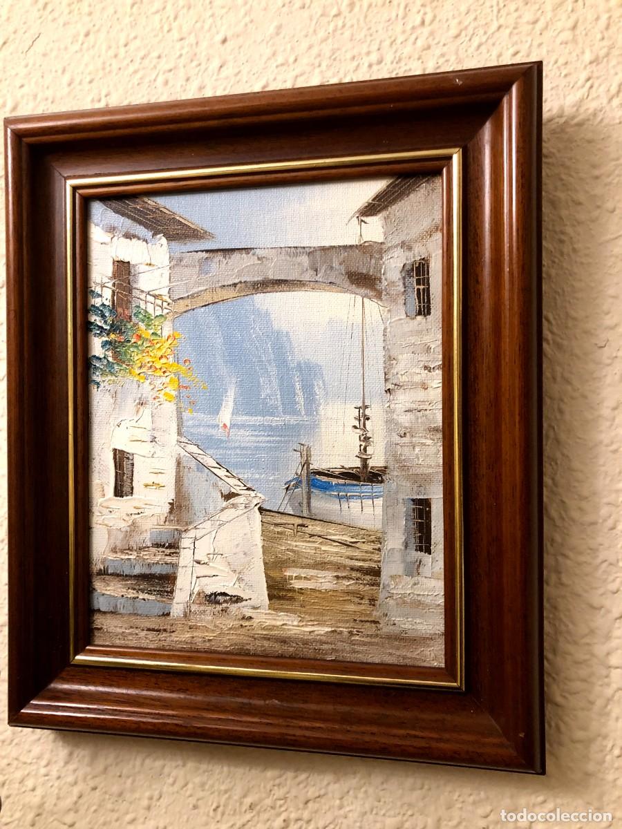 Otros objetos de arte: Peque&ntilde;o cuadro pintado a mano - Foto 1