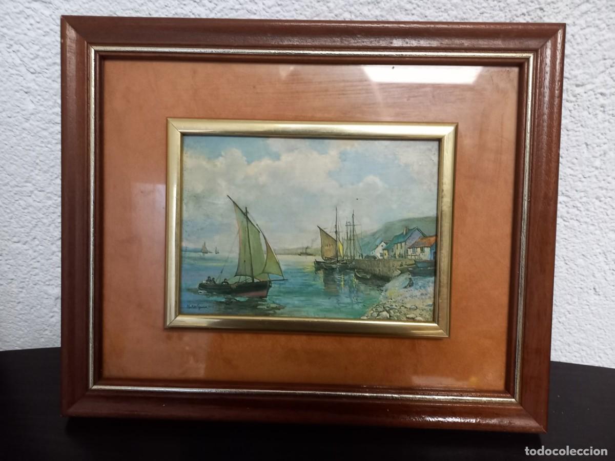 Otros objetos de arte: CUADRO DE ESMALTE , TEMA MARITIMO, NU&Ntilde;EZ SEGURA - Foto 2