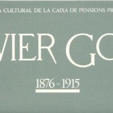 Otros Objetos de Arte: XAVIER GOSÉ. DÍPTICO OBRA CULTURAL CAIXA DE PENSIONS. 1984. BARCELONA. 20,5X10,5 CM.