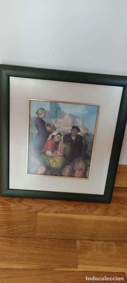 Otros objetos de arte: L&aacute;mina enmarcada de J Unturbe - Foto 1