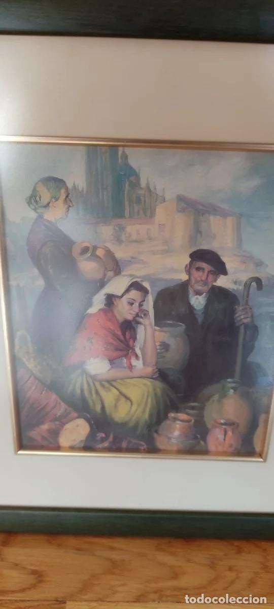 Otros objetos de arte: L&aacute;mina enmarcada de J Unturbe - Foto 2