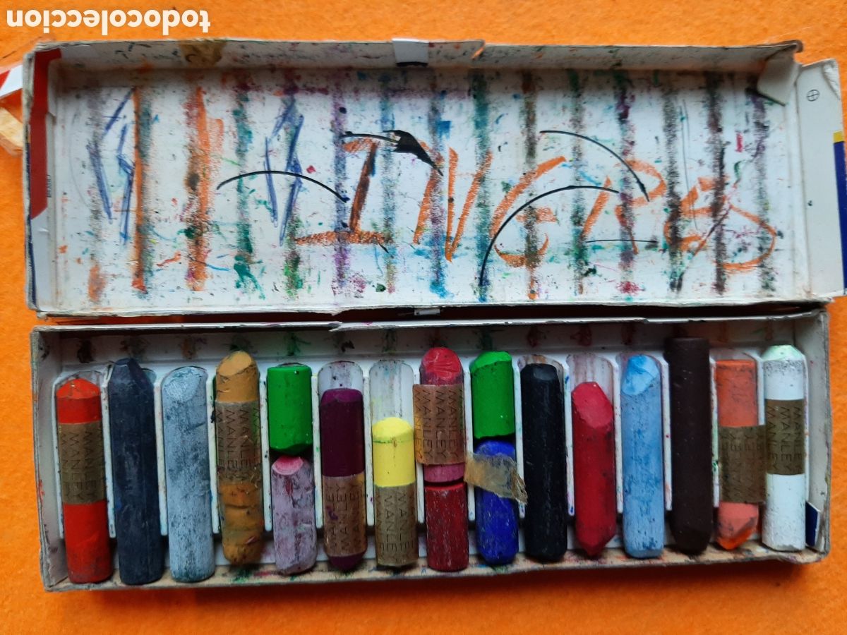 Otros objetos de arte: CAJA 15 CERAS MANLEY - usadas - SIN CODIGO DE BARRAS - Foto 2
