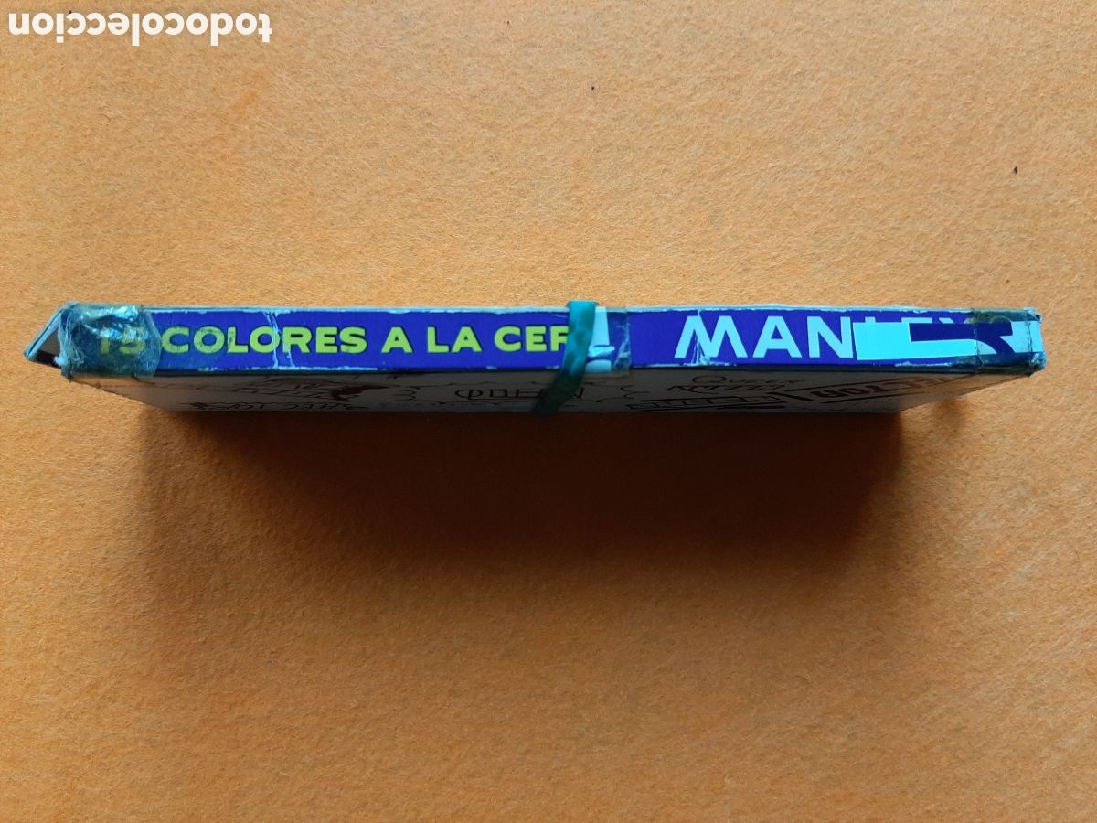 Otros objetos de arte: CAJA 15 CERAS MANLEY - usadas - SIN CODIGO DE BARRAS - Foto 5