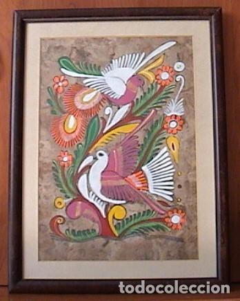 Otros objetos de arte: PAJAROS. ENMARCADO . CON CRISTAL - Foto 1