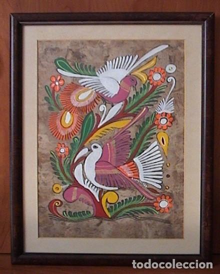 Otros objetos de arte: PAJAROS. ENMARCADO . CON CRISTAL - Foto 4