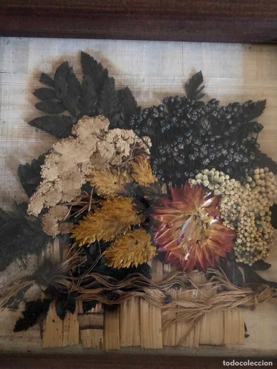 Otros objetos de arte: CUADRO VEGETAL FLORES SECAS - Foto 2