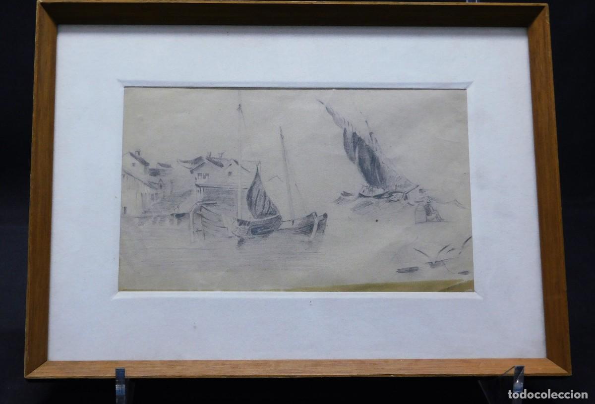 Otros objetos de arte: DIBUJO A L&Aacute;PIZ - MARINA - Foto 1